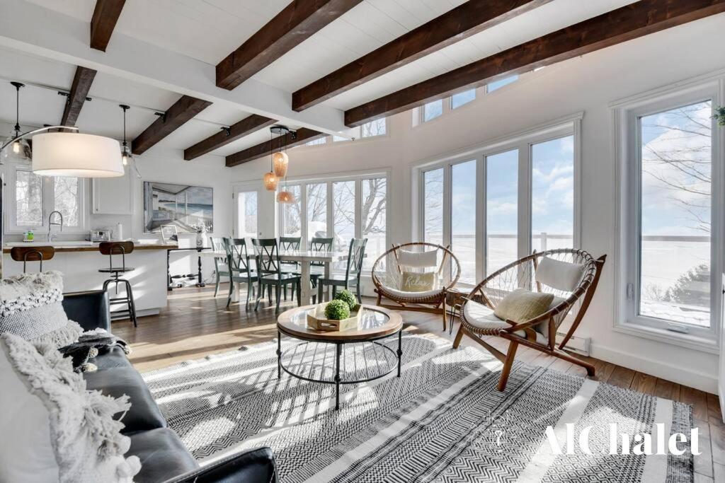 Aelpha-M - Magnifique Vue Sur Le Fleuve Villa Baie-Saint-Paul Exterior photo
